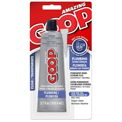 Image of Eclectic Products 150011 Amazing Plumbing Goop Glue Adhesive Sealant 3.7oz