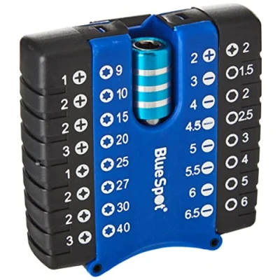 Image of Blue Spot Tools 14157 B/SPOT Power Bit and Chuck Set (33 Piece)