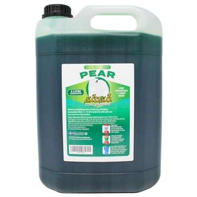 Image of Pear Slush Concentrate 5 Litres For Machines, Blender Mix, Ice Lolly, Yogurt &amp; Candy