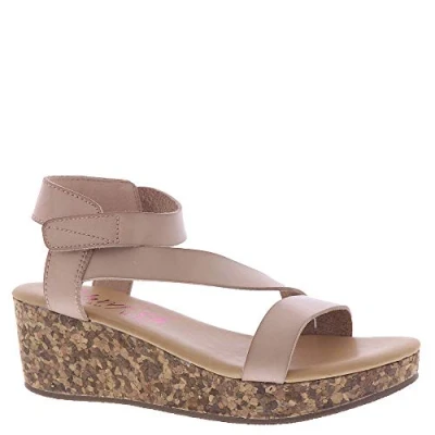 Image of Blowfish Malibu Unisex Child Wedge Sandal pink Size: 3 Little Kid