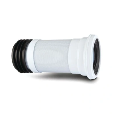 Image of Polypipe Kwickfit Flexible Pan Connector 110mm White 200 350mm SK58