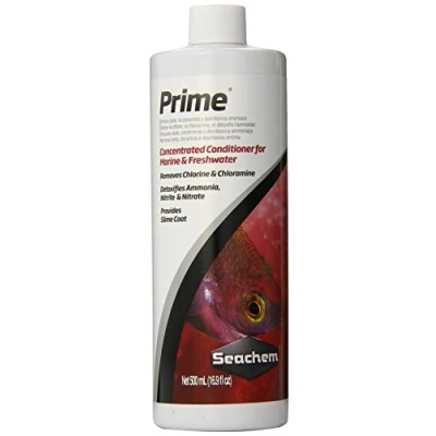 Image of Seachem Prime Fresh and Marine Aquarium Water Conditioner, 500 ml