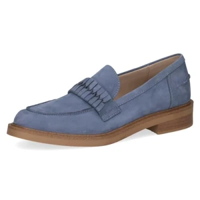 Image of CAPRICE Women&#039; 9 24301 42 Loafer Flat, Navy Nut Comb, 3.5 UK