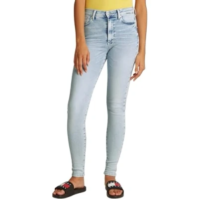 Image of Tommy Jeans Sylvia HGH Skinny Fit, Women&#039;s, Size: 28x32, Denim ultra light