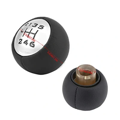 Image of Gear Stick Shift Knob, Car Shifter Knob Head Handle Lever, 6 Speed Lever Accessory for Biaozhi 307 308 3008 407 5008 807 Xuetielong C3 C4 C8