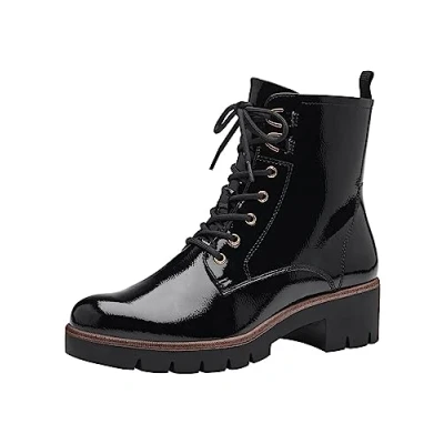 Image of Tamaris Women&#039; 1 25102 41 Ankle Boot, Black (Black Patent), 3.5 UK