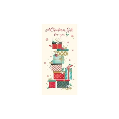 Image of Piccadilly Greetings Classic Christmas Card Money Wallet, Presents Regal Publishing