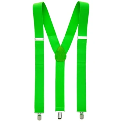 Image of Widmann Men&#039;s Braces Green One Size
