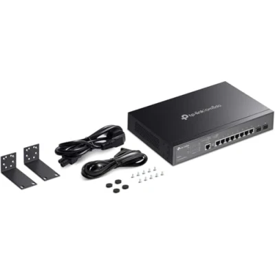Image of TP LINK TL SG3210 JetStream 8 Port Gigabit L2 Light Managed Switch with Two SFP Slots