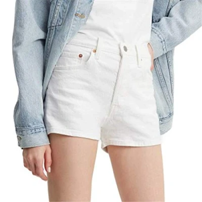 Image of Levi&#039;s Women&#039;s 501 Original Shorts Denim In The Clouds (Grey) 23