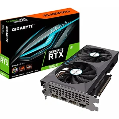 Image of Gigabyte GeForce RTX 3060 Ti EAGLE OC 8GB V2 LHR Graphics Card
