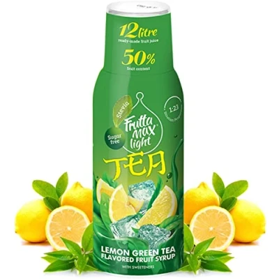 Image of Light Low Carb Fitness Syrup by FruttaMax Zero Sugar with Stevia 50% Fruit Content 500ml (Lemon Green Tea Light)