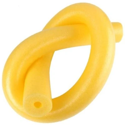 Image of Porfeet Pool Noodle, Flexible Fun Swimming Foam Water Hollow Noodle Adult Float Swim Aid (Yellow)