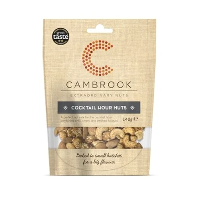 Image of Cambrook Cocktail Hour Nuts 140g (Pack of 10)
