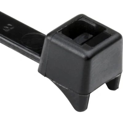 Image of HellermannTyton 112 56019 CTT60R PA66 BK Cable Ties 205 mm 4.70 Black Heat Stabilised Pack of 100