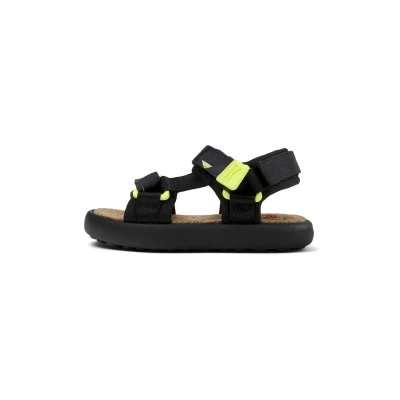 Image of Camper Pelotas Flota Walking sandals for kids, Size: 7.5K, Schwarz Textile