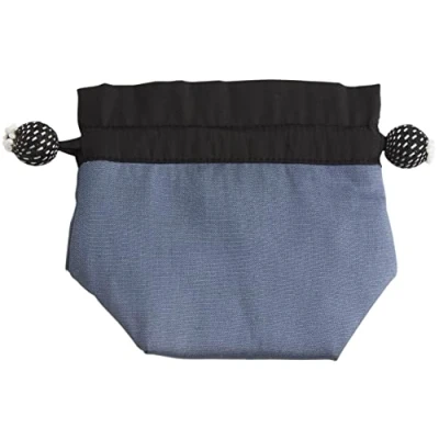 Image of Lantern Moon Arctic (Blue) Silk Blend Stitch Marker Accessory Pouch with Drawstring 1 Piece