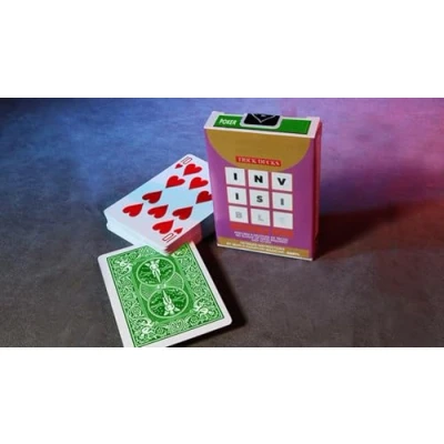 Image of Invisible Deck Bicycle (Green), Magic Trick, Beginner, Intermediate, Card Trick