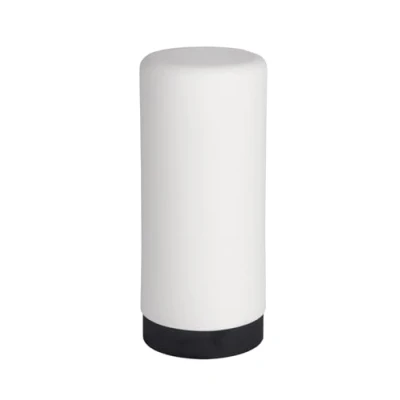 Image of WENKO Dispensador Easy Squeez e Blanco, Silicone, White/Black, 14 x 6 cm