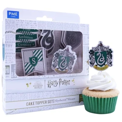 Image of PME Harry Potter Cake Toppers, Pack of 15, Slytherin