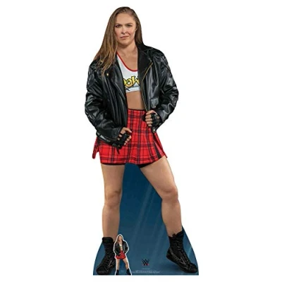 Image of SC1202 Ronda Rousey Ultimate Edition WWE Figures Party Decorations Lifesize Cardboard Cutout Height 172cm, Multicolour