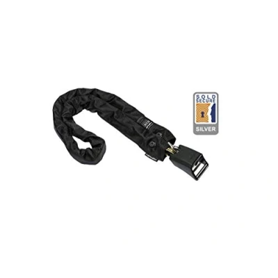 Image of Hiplok B0005101 Home Silver Bike, Black, 1.2m Locking Length