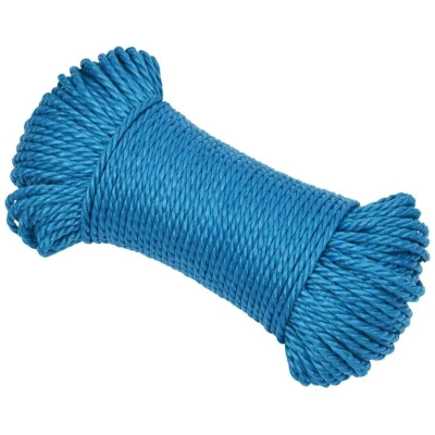 Image of vidaXL Work Rope Blue 6 mm 25 m Polypropylene