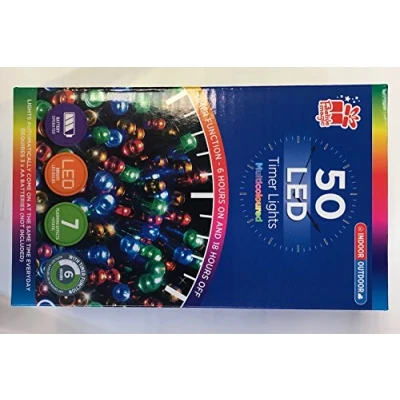 Image of Multi Function Timer LED Lights (Multi, 50 LED)