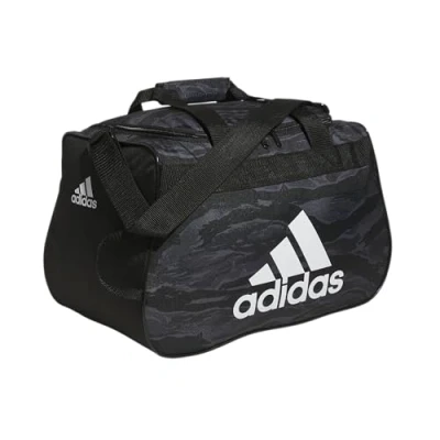 Image of adidas Diablo Small Duffel Bags, Essential Camo Black/Black/White, One Size, Bags