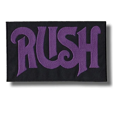 Image of Rush Patch Badge Embroidered Iron on Applique
