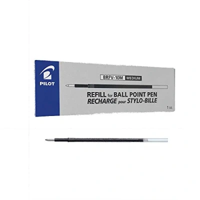 Image of Pilot Refill for Acroball/Acroball Deluxe Medium Ballpoint 1.0 mm Tip Black, Box of 12