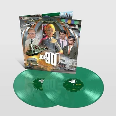 Image of Barry Gray Joe 90 Original Television Soundtrack Jet Car Green vinyl 2023 UK 2 LP set SILLP1721