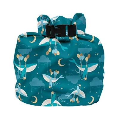 Image of Bambino Mio, Out &amp; About Wet Bag Travel, Waterproof, Reusable Nappy Storage Bag, Sail Away