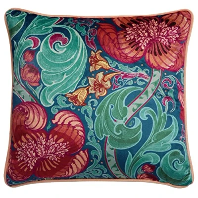 Image of Laurence Llewelyn Bowen Down the Dilly Cushion Cover 43 x 43cm in Blue