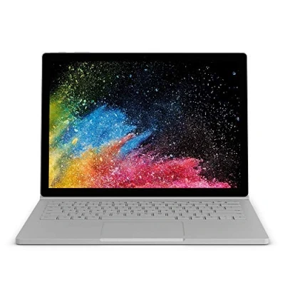 Image of 2017 Microsoft Surface Book 2 with Intel Core i5 7300U (13.5 inch, 8GB RAM, 128GB SSD) (QWERTY English) Platinum (Renewed)