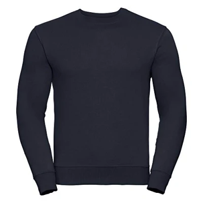 Image of Russell Authentic Men&#039;s Basic Sweatshirt (Slim Fit), Navy French, S