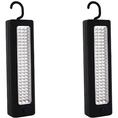Image of HULA LED Work Light, 72 Ultra Bright Light Inspection Lamp Torches with Hanging Hook,Portable Battery Operated for Camping (2 Pack)