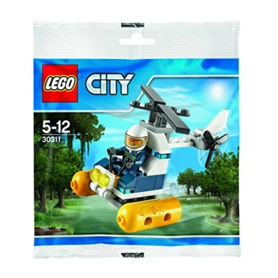 Image of LEGO CITY : SWAMP POLICE HELICOPTER MINI SET (IN PLASTIC BAG) (30311)