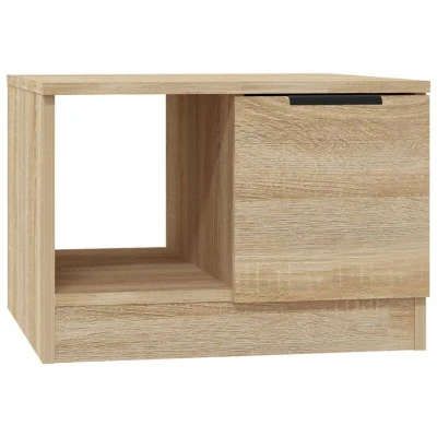 Image of vidaXL Coffee Table Sonoma Oak 50x50x36 cm Engineered Wood