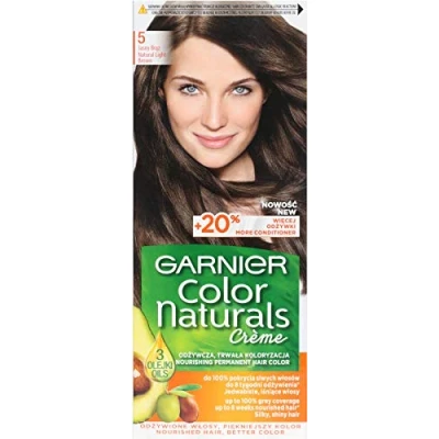 Image of GARNIER color NATURALS Creme Permanent hair 5 Light Brown