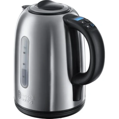 Image of Russell Hobbs 21040 Digital Quiet Boil 1.7L Kettle Brushed Stainless Steel