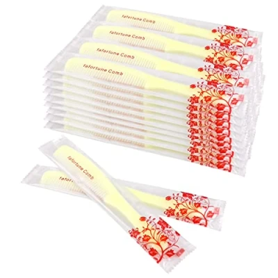 Image of Combs Individually Wrapped,Combs In Bulk Wrapped,Bulk For Homeless Wrapped Suitable Hotel,Air Bnb,Shelter/Homeless/Nursing Home/Charity/Church （100 pcs）