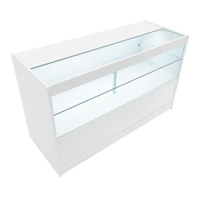 Image of Led Retail Shop Counter C1500 White