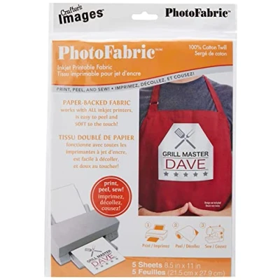 Image of BLUMENTAL LANSING PhotoFabric, Cotton, White, 21.5cm x 27.9cm