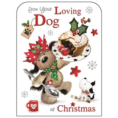 Image of Jonny Javelin from Your Loving Dog at Christmas Card