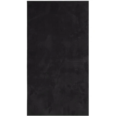 Image of vidaXL Rug HUARTE Short Pile Soft and Washable Black 60x110 cm