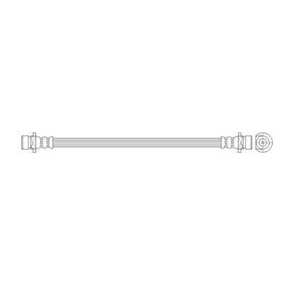 Image of 46430ST3E11 Brake Hose K&amp;K FT0816 220mm HONDA: CIVIC 6 Aerodeck, Hatchback