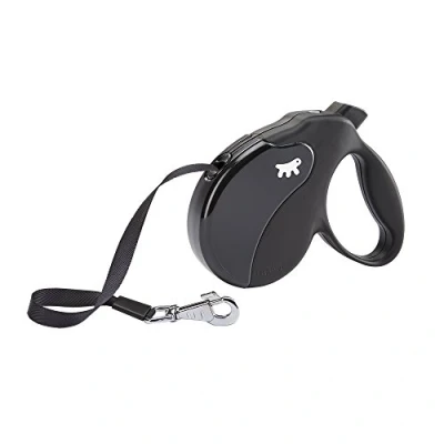 Image of Ferplast Retractable Dog Lead Extendible Leash AMIGO TAPE m, Extending tape, 5 max 25 kg, Black