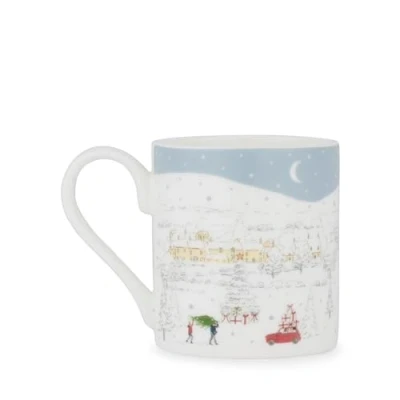 Image of Sophie Allport Home for Christmas Scene Mug Standard (275ml)