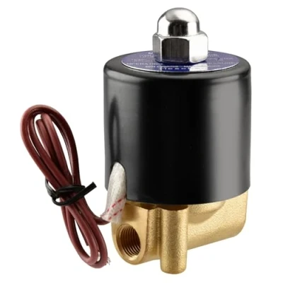 Image of Heschen Brass Electric Solenoid Valve, 2W 025 06, PT1/8&#039;&#039;, Normally Closed, Direct Action Water, Replacement Valve (DC24V NC)